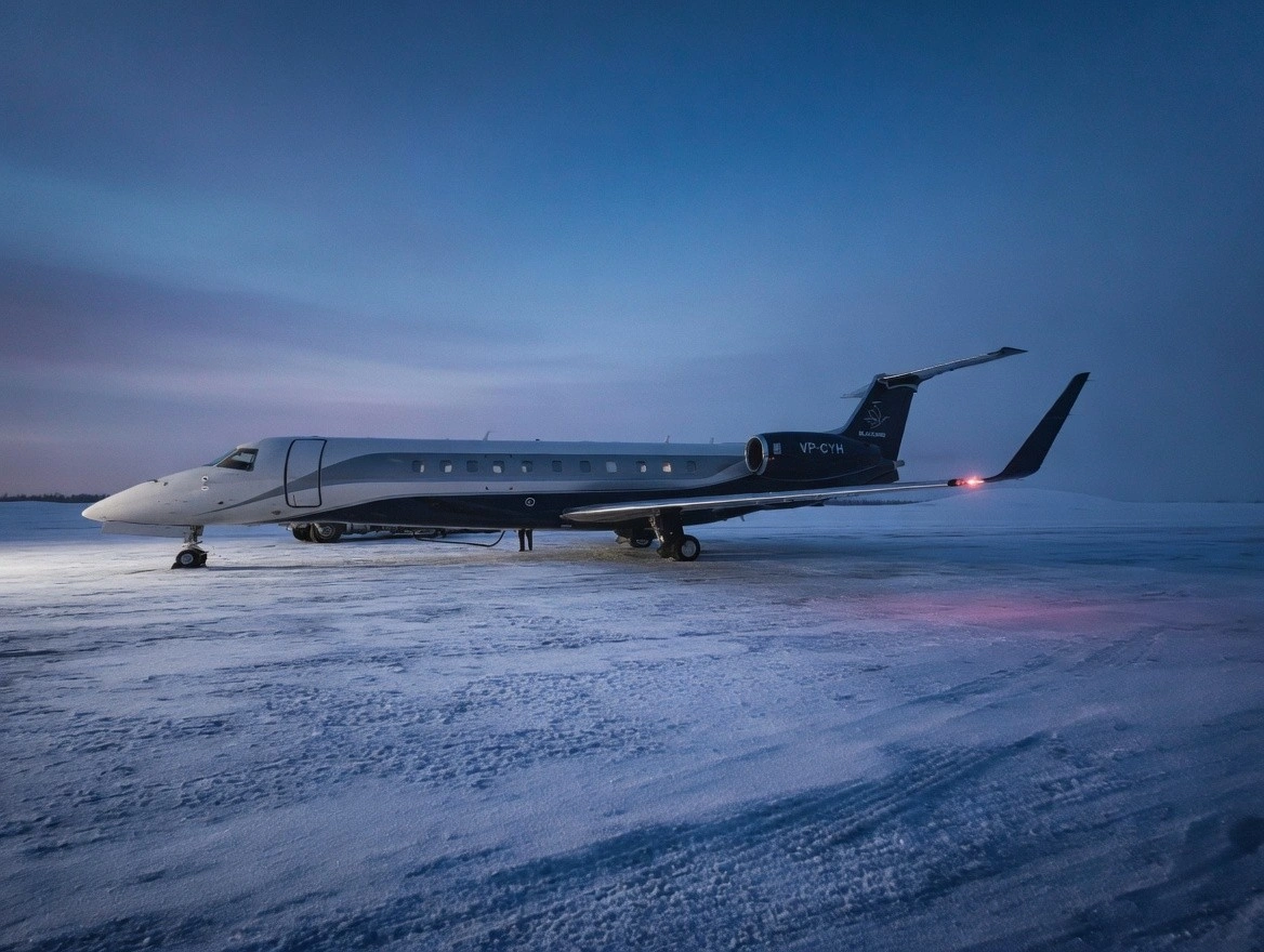 Legacy 600 in flight